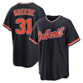 Vanessashop D.Tigers #31 Riley Greene Player Navy Home Game Stitched Jerseys