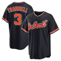 Vanessashop D.Tigers #3 Alan Trammell Player Navy Home Game Stitched Jerseys