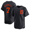 Vanessashop D.Tigers #7 Kevin McGonigle Player Navy Home Limited Stitched Jerseys