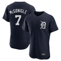 Vanessashop D.Tigers #7 Kevin McGonigle Player Navy Limited Elite Home Stitched Jerseys