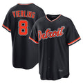 Vanessashop D.Tigers #8 Matt Vierling Player Navy Home Game Stitched Jerseys