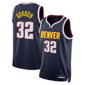 Vanessashop Denver Nuggets #32 Aaron Gordon Navy Swingman Replica Jerseys - Icon Edition