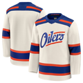 Vanessashop E.Oilers Light Beige Alternate Premium Jerseys