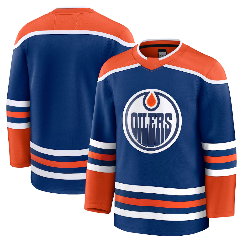 Vanessashop E.Oilers Royal Home Premium Jerseys