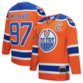 Vanessashop E.Oilers #97 Connor McDavid Mitchell & Ness Orange Power Play Jerseys
