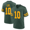 Vanessashop GB.Packers #10 Jordan Love Player Green Alternate Home Game Stitched Jerseys