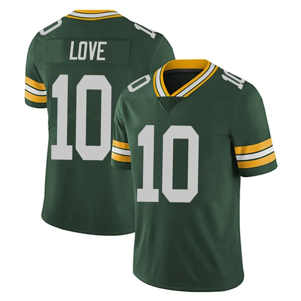 Vanessashop GB.Packers #10 Jordan Love Player Green Vapor Untouchable Limited Home Game Stitched Jerseys