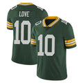 Vanessashop GB.Packers #10 Jordan Love Player Green Vapor Untouchable Limited Home Game Stitched Jerseys