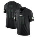 Vanessashop GB.Packers #11 Jayden Reed Player Black Impact Limited Home Game Stitched Jerseys