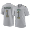 Vanessashop GB.Packers #1 Micah Parsons Player Gray Atmosphere Fashion Home Game Stitched Jerseys