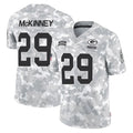 Vanessashop GB.Packers #29 Xavier McKinney Player Arctic Camo Salute To Service Limited Stitched Jerseys