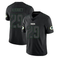 Vanessashop GB.Packers #29 Xavier McKinney Player Black Impact Limited Home Game Stitched Jerseys
