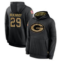 Vanessashop GB.Packers #29 Xavier McKinney Player Black Salute to Service Hoodies Limited Game Stitched Jerseys