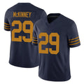 Vanessashop GB.Packers #29 Xavier McKinney Player Navy The 1923 Classic Vapor F.U.S.E. Home Game Stitched Jerseys