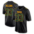 Vanessashop GB.Packers #33 Evan Williams Player Black Fashion Home Game Stitched Jerseys