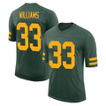 Vanessashop GB.Packers #33 Evan Williams Player Green Alternate Vapor Home Game Stitched Jerseys