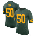 Vanessashop GB.Packers #50 Zach Tom Player Green Alternate Vapor Home Game Stitched Jerseys