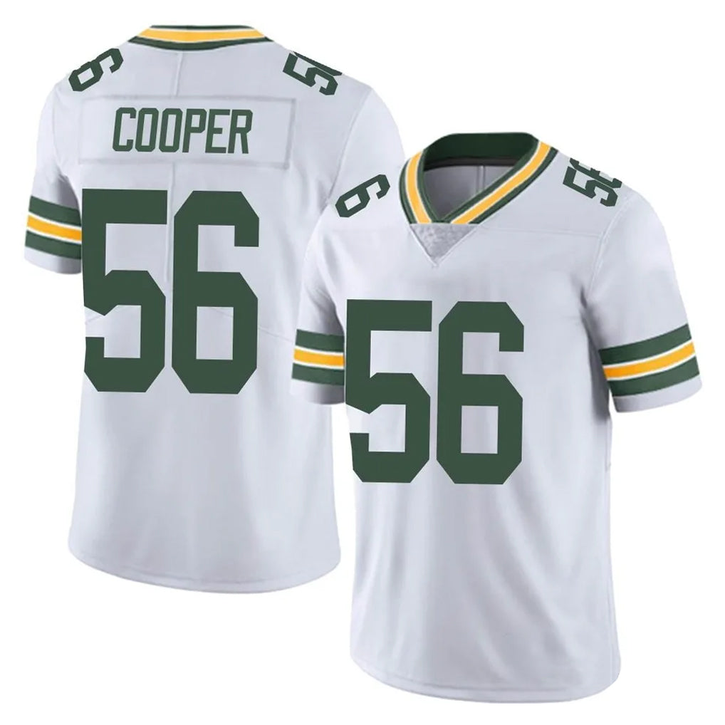 Vanessashop GB.Packers #56 Edgerrin Cooper Player White Vapor Untouchable Limited Home Game Stitched Jerseys