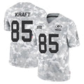 Vanessashop GB.Packers #85 Tucker Kraft Player Arctic Camo Salute To Service Limited Stitched Jerseys
