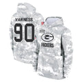 Vanessashop GB.Packers #90 Lukas Van Ness Player Arctic Camo Salute to Service Hoodies Limited Game Stitched Jerseys