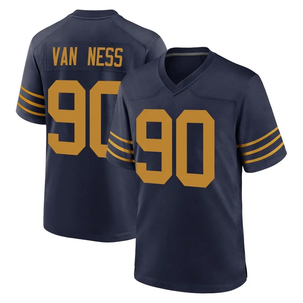 Vanessashop GB.Packers #90 Lukas Van Ness Player Navy The 1923 Classic Home Game Stitched Jerseys