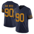 Vanessashop GB.Packers #90 Lukas Van Ness Player Navy The 1923 Classic Vapor F.U.S.E. Home Game Stitched Jerseys