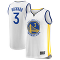 Vanessashop GS.Warriors #3 Will Richard White Fast Break Replica Player Jerseys - Association Edition