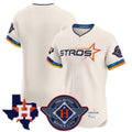 Vanessashop H.Astros Cream City Connect Texas Patch Vapor Premier Blank Player Limited Elite Home Stitched Jerseys