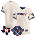 Vanessashop H.Astros Cream City Connect Texas Patch Vapor Premier Blank Player Limited Home Stitched Jerseys