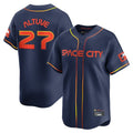 Vanessashop H.Astros #27 Jose Altuve Player Navy City Connect Limited Home Stitched Jerseys