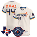 Vanessashop H.Astros #44 Yordan Alvarez Player Cream City Connect Texas Patch Vapor Premier Limited Elite Home Stitched Jerseys