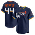 Vanessashop H.Astros #44 Yordan Alvarez Player Navy City Connect Limited Home Stitched Jerseys