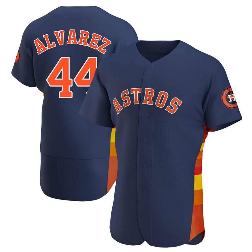 Vanessashop H.Astros #44 Yordan Alvarez Player Navy Limited Elite Home Stitched Jerseys