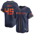 Vanessashop H.Astros #45 Tatsuya Imai Player Navy City Connect Home Limited Stitched Jerseys