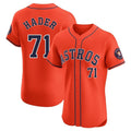 Vanessashop H.Astros #71 Josh Hader Player Orange Home Limited Elite Stitched Jerseys
