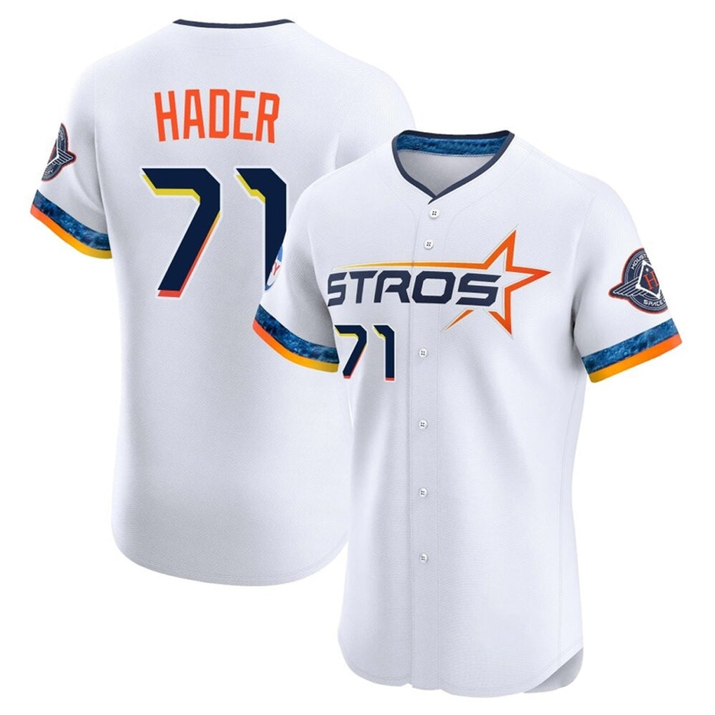 Vanessashop H.Astros #71 Josh Hader Player White City Connect Limited Elite Home Stitched Jerseys