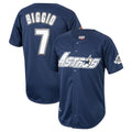 Vanessashop H.Astros #7 Craig Biggio Player Navy Mitchell & Ness Cooperstown Collection 1994 Limited Stitched Jerseys
