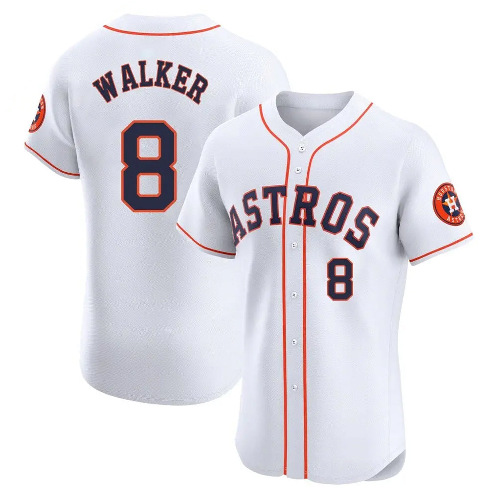 Vanessashop H.Astros #8 Christian Walker Player White Limited Elite Home Stitched Jerseys