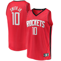Vanessashop H.Rockets #10 Jabari Smith Jr. Red Fast Break Replica Player Stitched Jerseys- Icon Edition