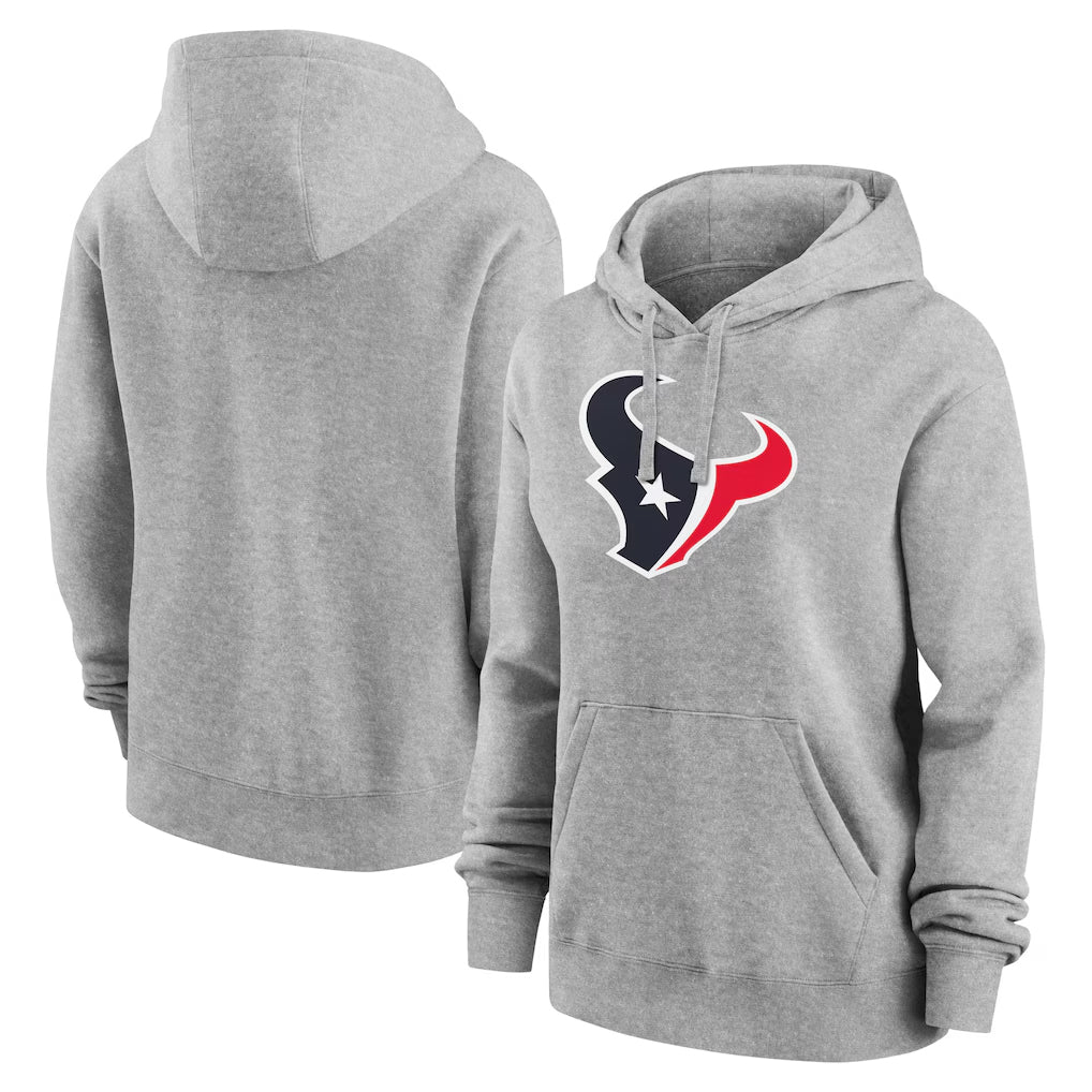 Vanessashop H.Texans Gray Salute to Service Hoodies Limited Game Blank Player Stitched Jerseys