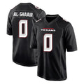 Vanessashop H.Texans #0 Azeez Al-Shaair Player Carbon Black Fashion Home Game Stitched Jerseys