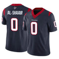 Vanessashop H.Texans #0 Azeez Al-Shaair Player Navy Limited Vapor F.U.S.E. Home Game Stitched Jerseys