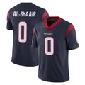 Vanessashop H.Texans #0 Azeez Al-Shaair Player Navy Limited Vapor Untouchable Home Game Stitched Jerseys