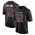 Vanessashop H.Texans #12 Nico Collins Player Black Fashion Home Game Stitched Jerseys