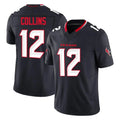 Vanessashop H.Texans #12 Nico Collins Player Navy Limited Alternate Vapor F.U.S.E. Home Game Stitched Jerseys