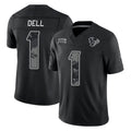 Vanessashop H.Texans #1 Tank Dell Player Black Limited 2026 Salute to Service Home Game Stitched Jerseys