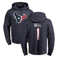 Vanessashop H.Texans #1 Tank Dell Player Navy Pro Line Pullover Hoodie Limited Game Stitched Jerseys