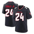 Vanessashop H.Texans #24 Derek Stingley Jr. Player Navy Team Home Game Stitched Jerseys