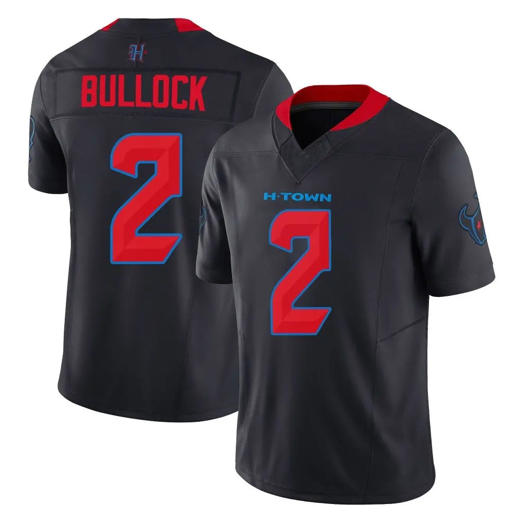 Vanessashop H.Texans #2 Calen Bullock Player Navy Limited 2nd Alternate Vapor F.U.S.E. Home Game Stitched Jerseys