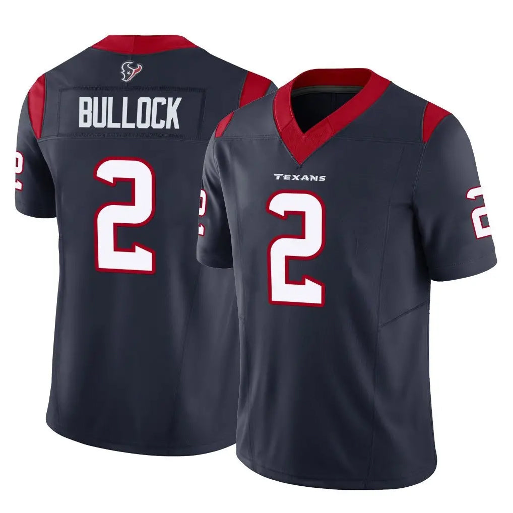 Vanessashop H.Texans #2 Calen Bullock Player Navy Limited Alternate Vapor F.U.S.E. Home Game Stitched Jerseys